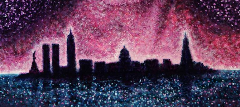 Original Conceptual People Painting by José Gislero