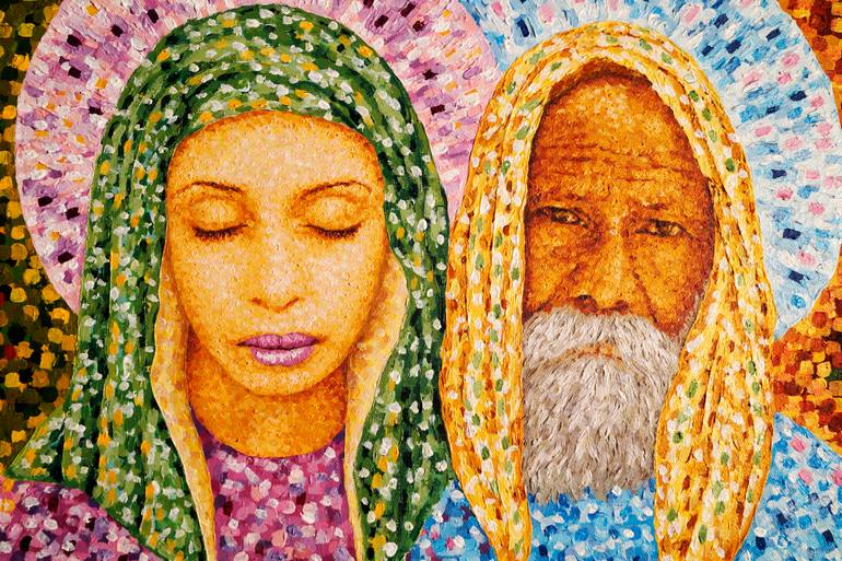 Original Figurative Love Painting by José Gislero