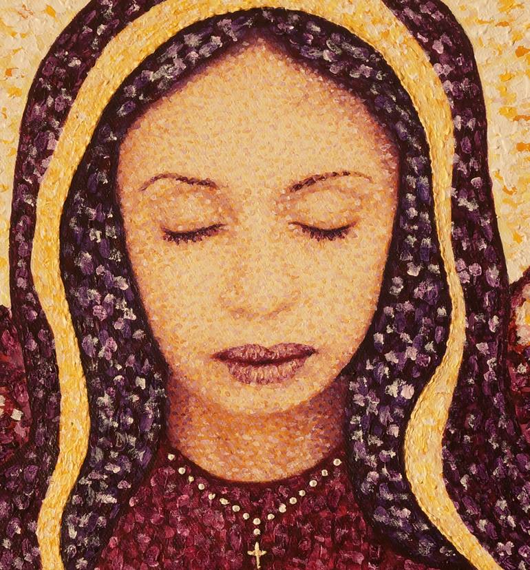 Original Expressionism Religious Painting by José Gislero