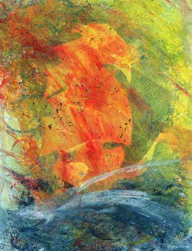 Print of Abstract Seascape Printmaking by Natalia Pidlisna