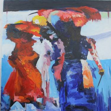 Print of Expressionism Culture Paintings by GODSON ETOKAKPAN