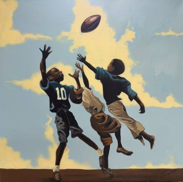 Original Expressionism Sports Painting by Daryll Cumbie