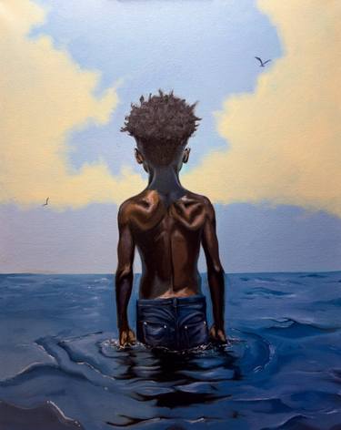 Original Expressionism Water Painting by Daryll Cumbie