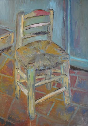 "Korsi (Chair) after Van Gogh 1888". Original and Prints available. thumb