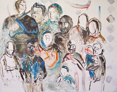 Print of Expressionism Family Paintings by Mo Negm