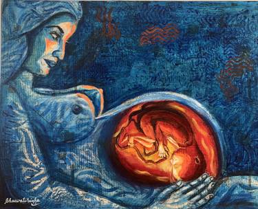 Original Figurative Women Painting by Bhaswati Sinha