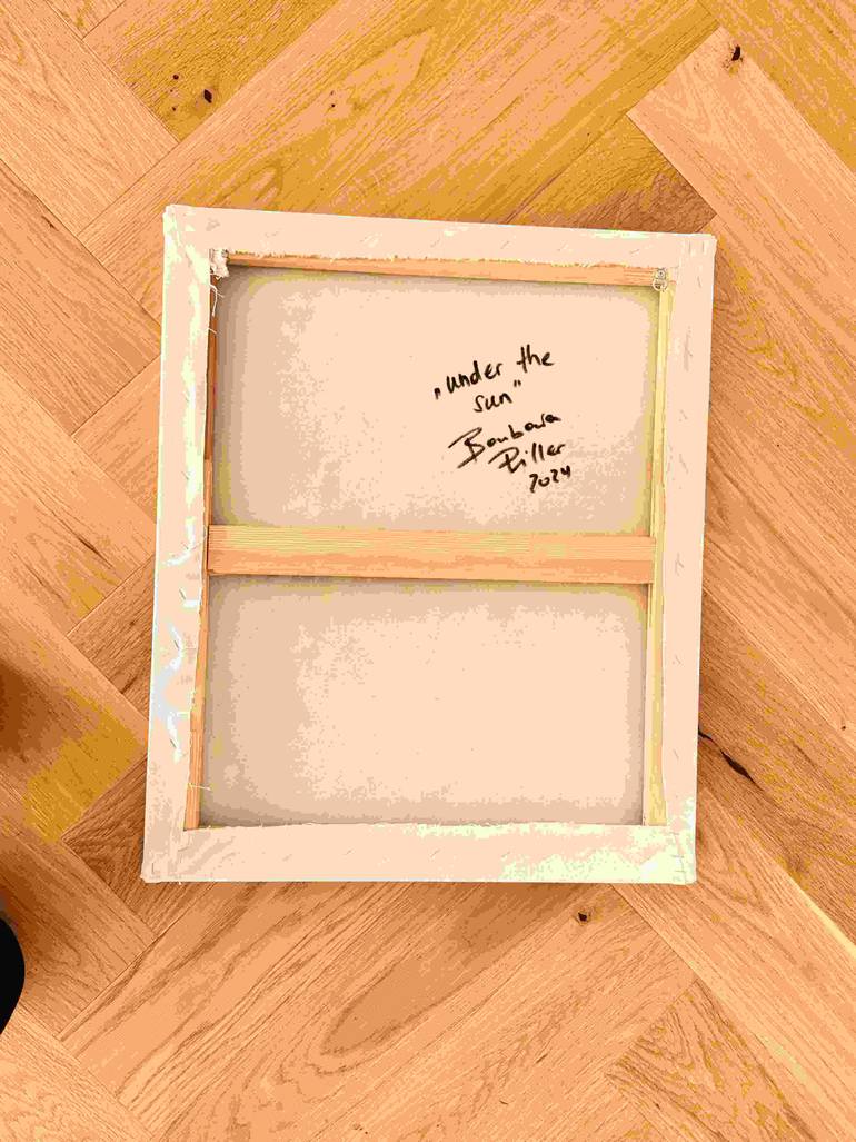 Original Abstract Floral Mixed Media by Barbara Piller