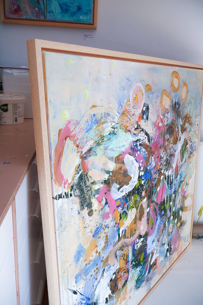 Original Abstract Mixed Media by Barbara Piller