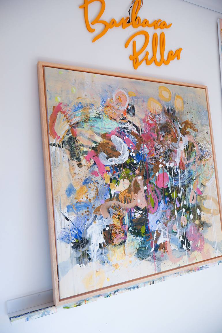 Original Abstract Mixed Media by Barbara Piller