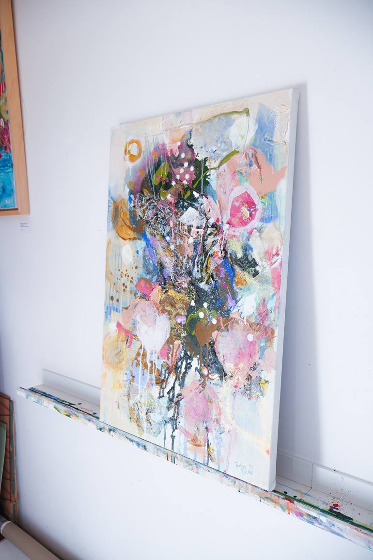 Original Abstract Mixed Media by Barbara Piller