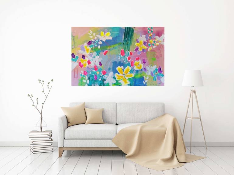 Original Abstract Painting by Barbara Piller