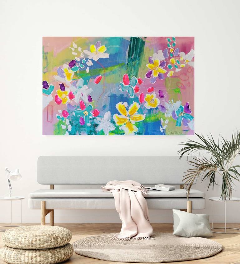 Original Abstract Painting by Barbara Piller