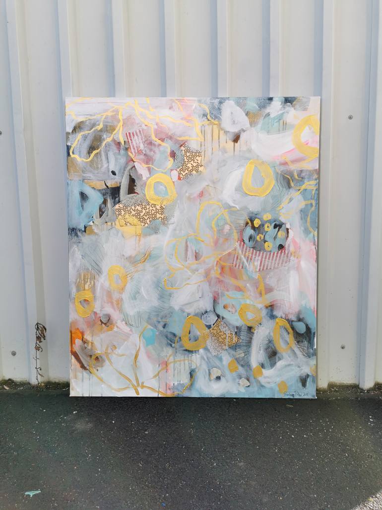 Original Abstract Painting by Barbara Piller