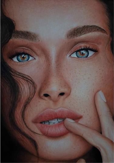 Original Realism Women Paintings by Tanvi Patel