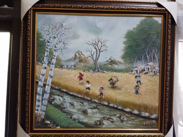 Original Realism Landscape Paintings by Hery Poerwanto
