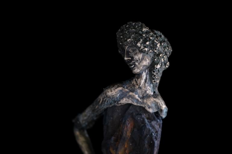 Original Art Deco Women Sculpture by Salome Kobulashvili