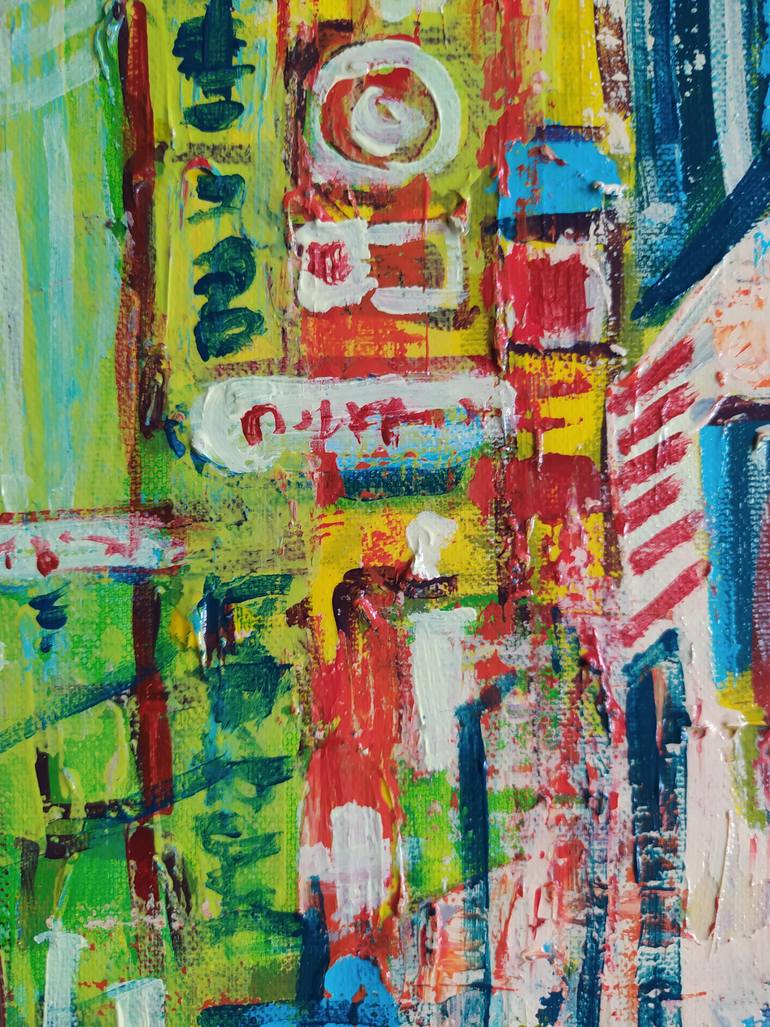 Original Expressionism Cities Painting by David Stany Garnier