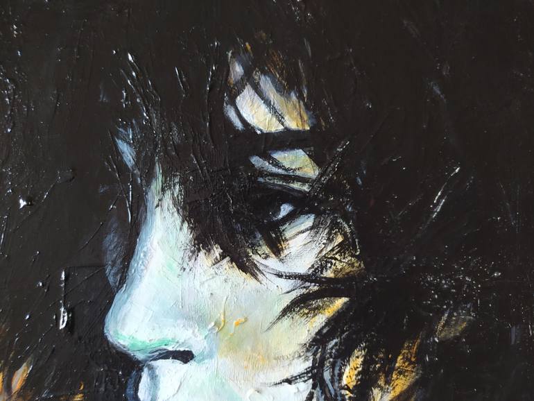 Original Expressionism People Painting by David Stany Garnier