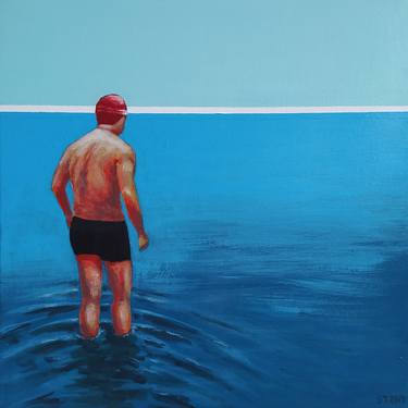 Print of Figurative Water Paintings by David Stany Garnier