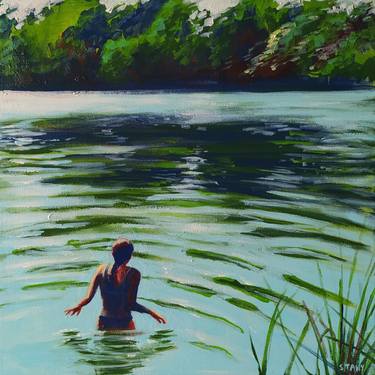 Original Figurative Water Paintings by David Stany Garnier