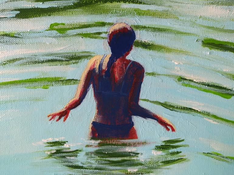 Original Figurative Water Painting by David Stany Garnier