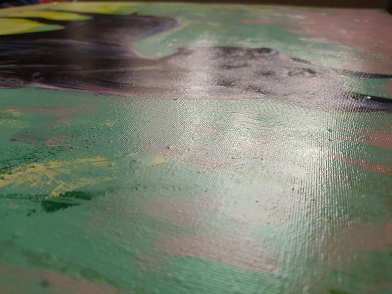 Original Expressionism Dogs Painting by David Stany Garnier