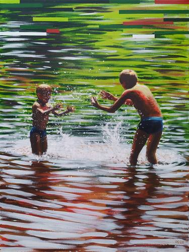 Print of Water Paintings by David Stany Garnier