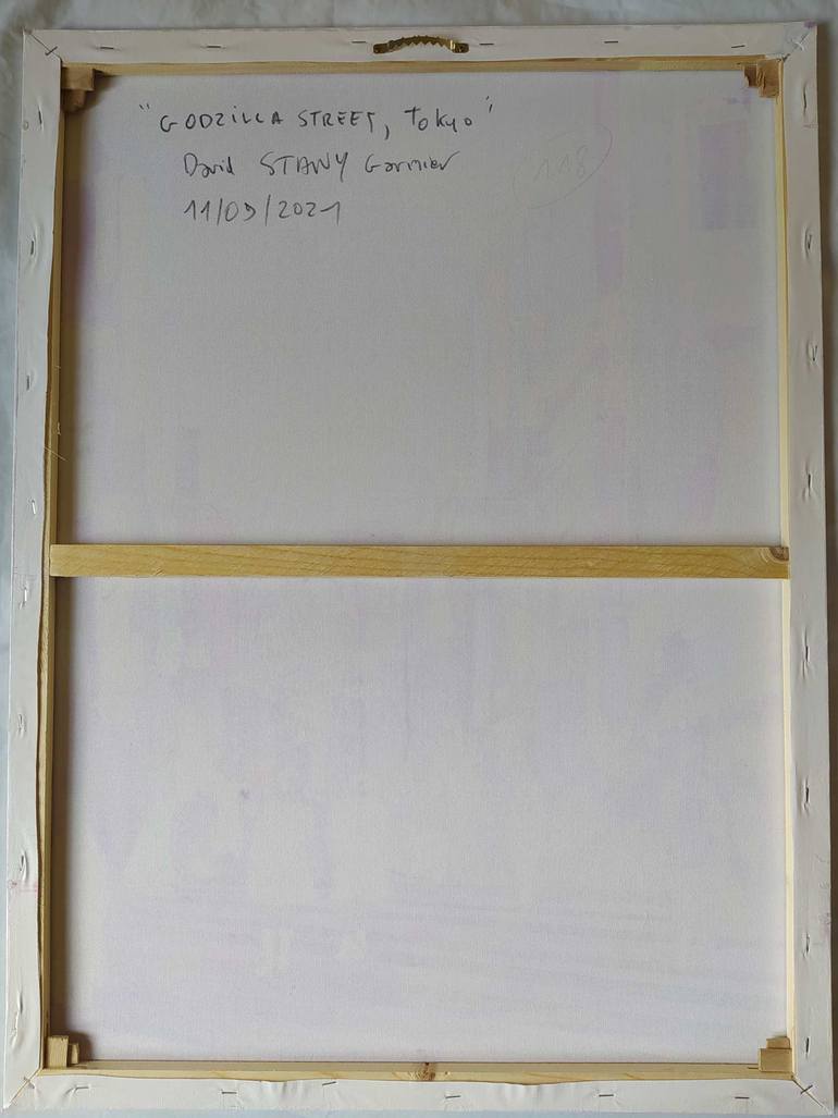 Original Pop Art Architecture Painting by David Stany Garnier