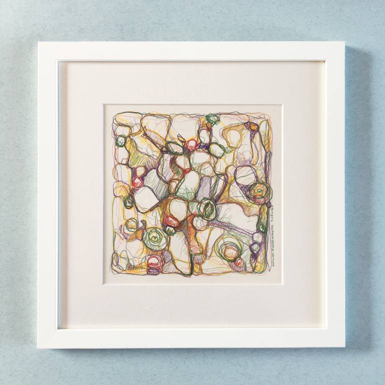 Original Abstract Expressionism Abstract Drawing by Antwan Hoedemakers