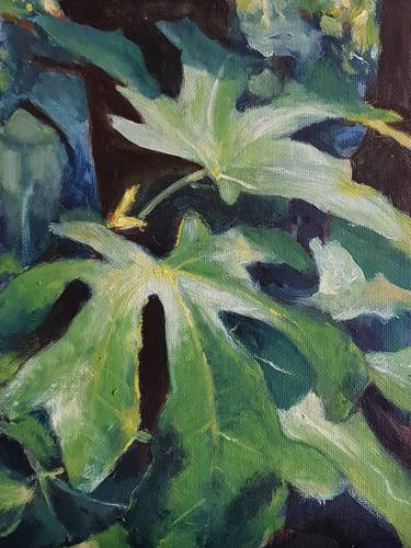 Original Impressionism Botanic Painting by Marco Scremin