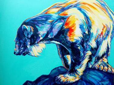 Original Expressionism Animal Paintings by Derrick Higgins