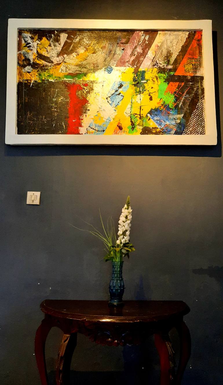 Original Abstract Expressionism Abstract Painting by Sastra Jingga