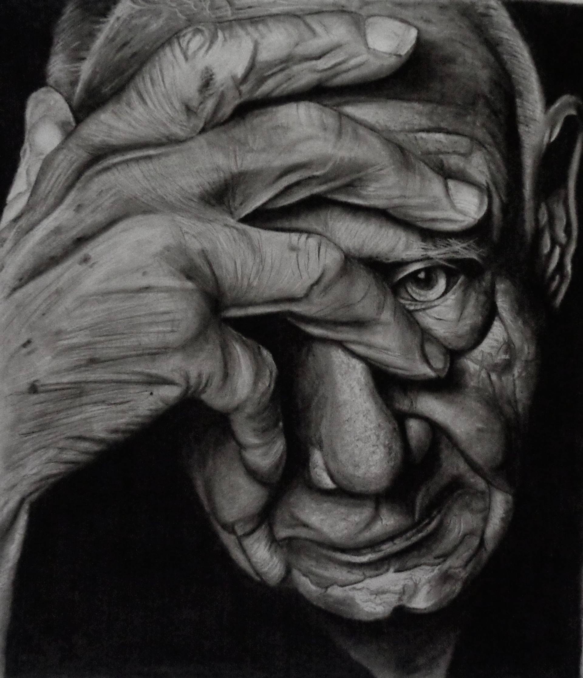 The old man Drawing by Aradhana Goyal | Saatchi Art Bulgaria