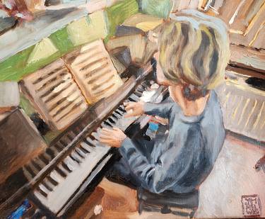 Print of Figurative Music Paintings by Jasmijn Helweg