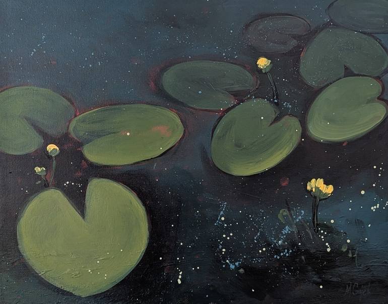 Original Realism Landscape Painting by Malgorzata Gajek