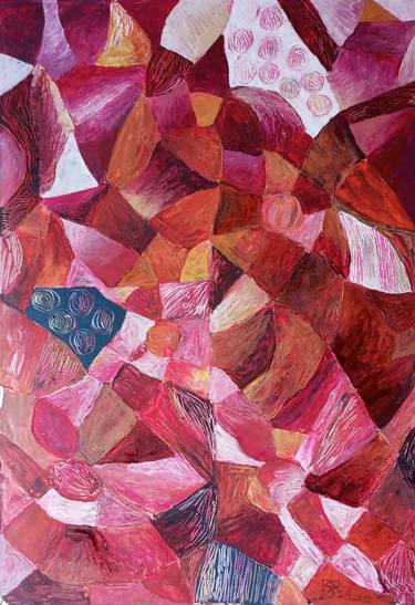Original Abstract Expressionism Abstract Paintings by Rosario Sanchez