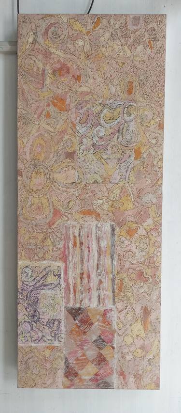 Original Abstract Expressionism Floral Painting by Rosario Sanchez