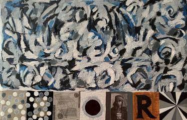 Original Dada Abstract Paintings by Rosario Sanchez