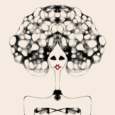 Print of Women Digital by Armagan Sayin