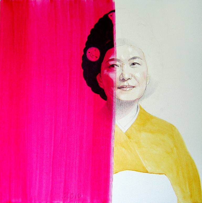 Original Pop Art Politics Painting by Rachel Windyk