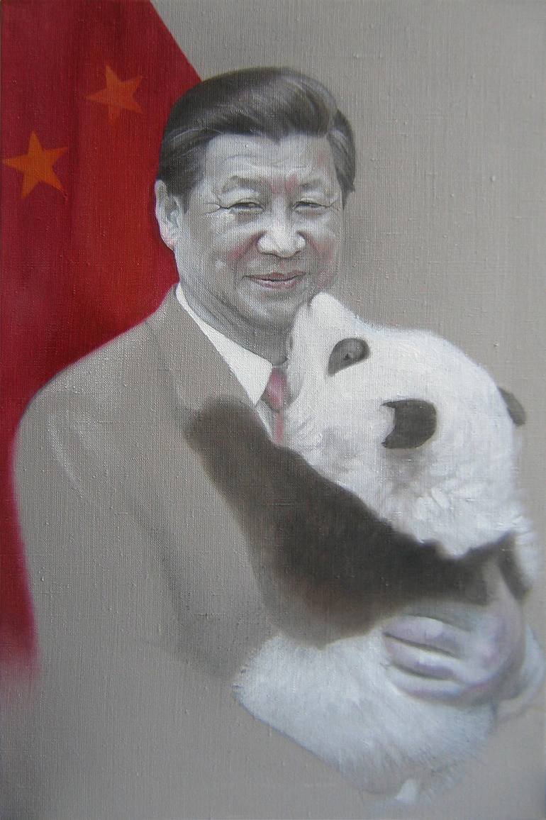 Original Conceptual Politics Painting by Rachel Windyk