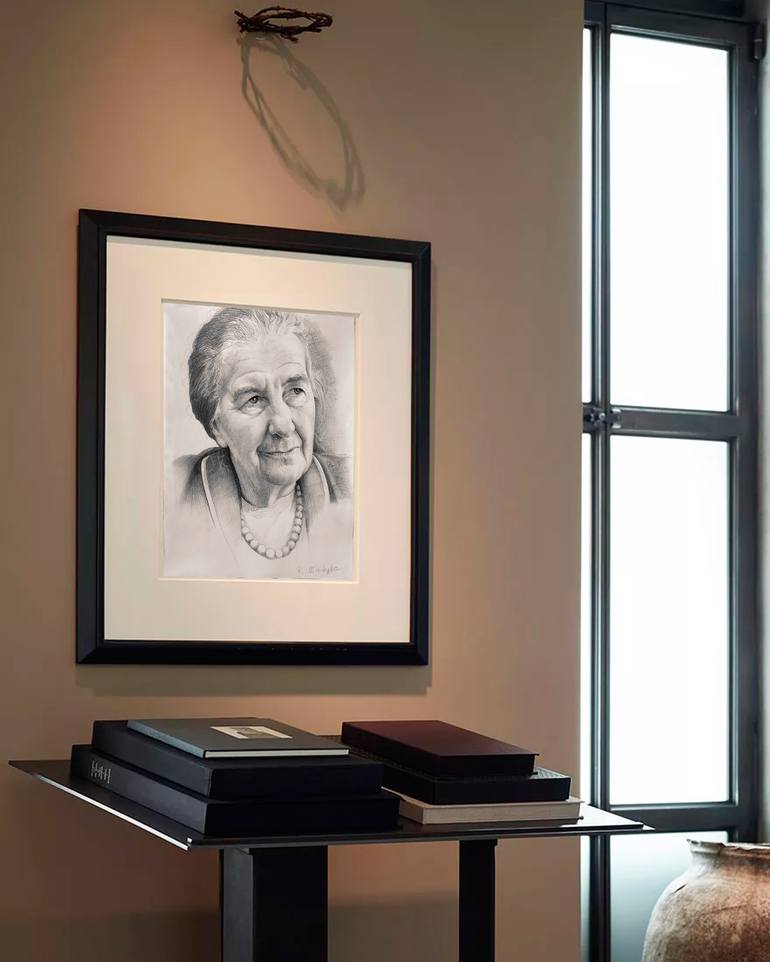 Original Portraiture Politics Drawing by Rachel Windyk