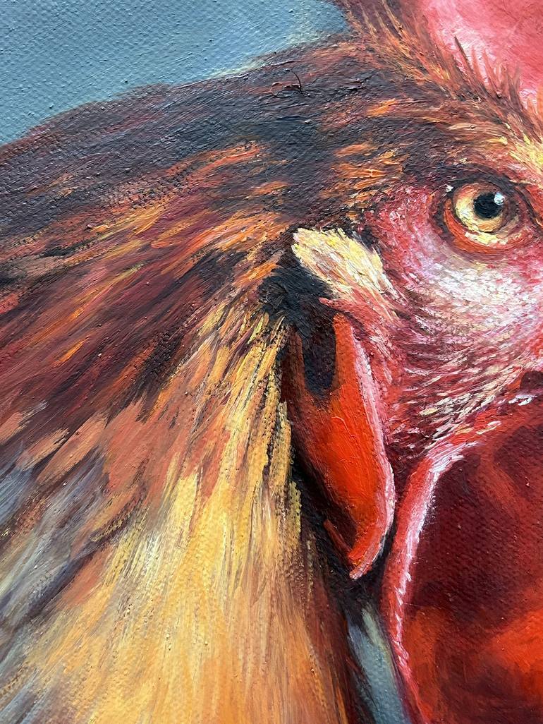 Original Realism Animal Painting by Mariia Bashtova