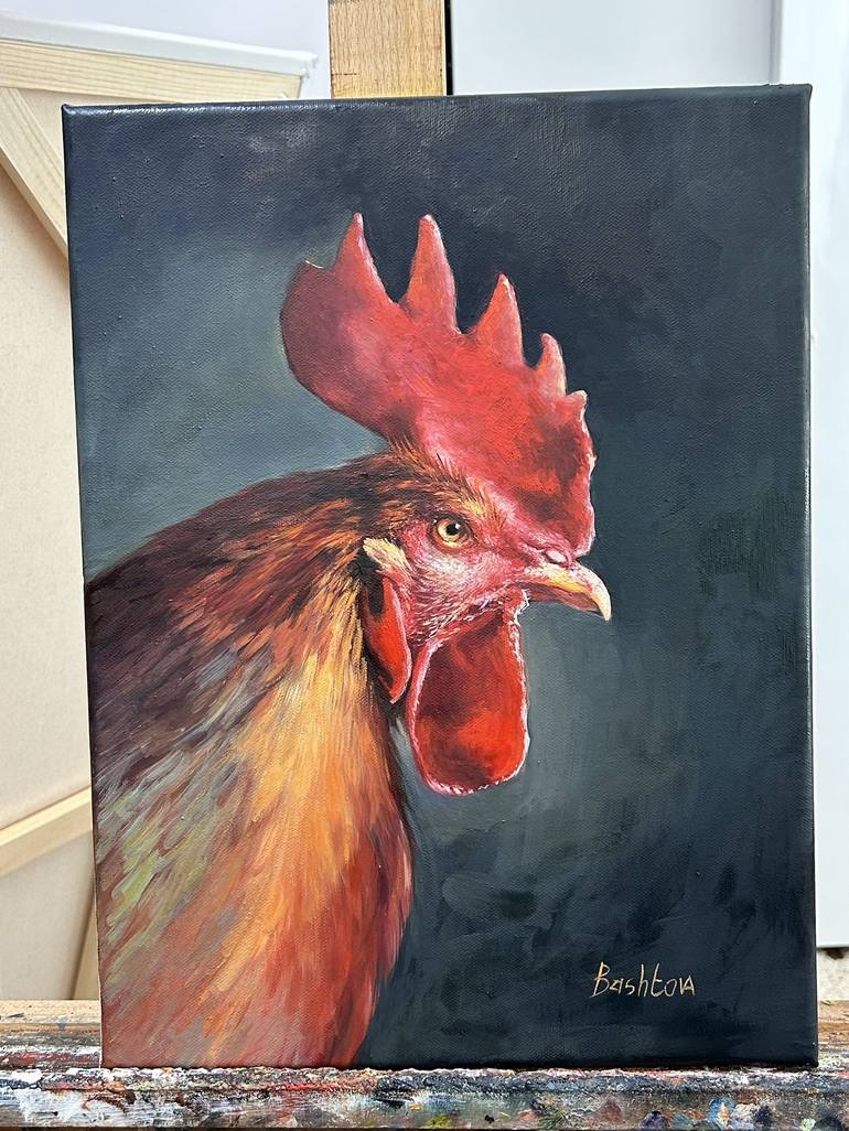 Original Animal Painting by Mariia Bashtova