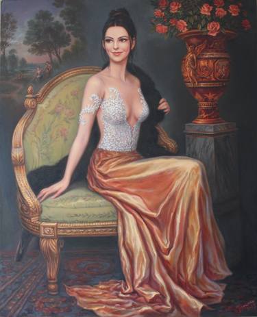 Original Fine Art Portrait Paintings by Gennadiy Protsko