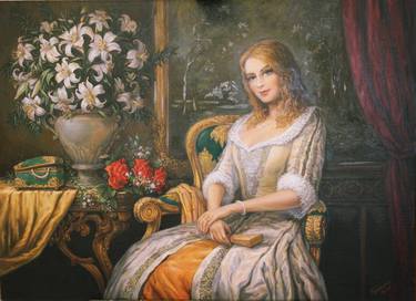 Original Fine Art Portrait Paintings by Gennadiy Protsko