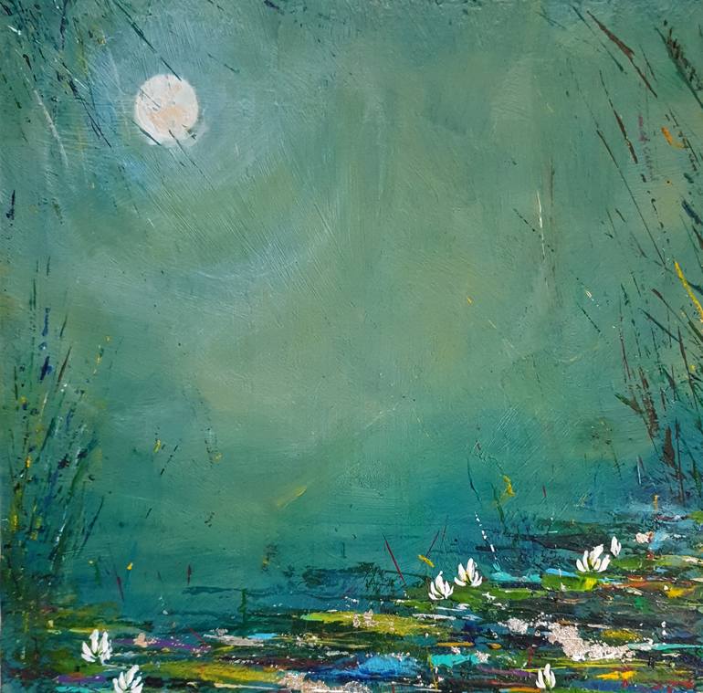 Original Abstract Nature Painting by Anusha Adabala