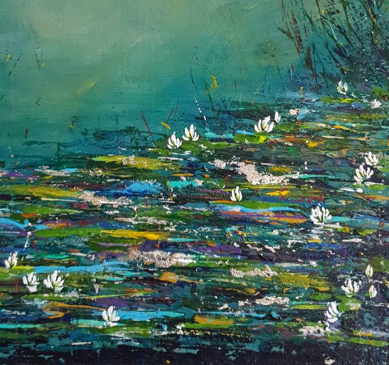 Original Abstract Nature Painting by Anusha Adabala