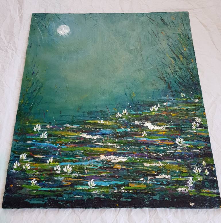 Original Abstract Nature Painting by Anusha Adabala