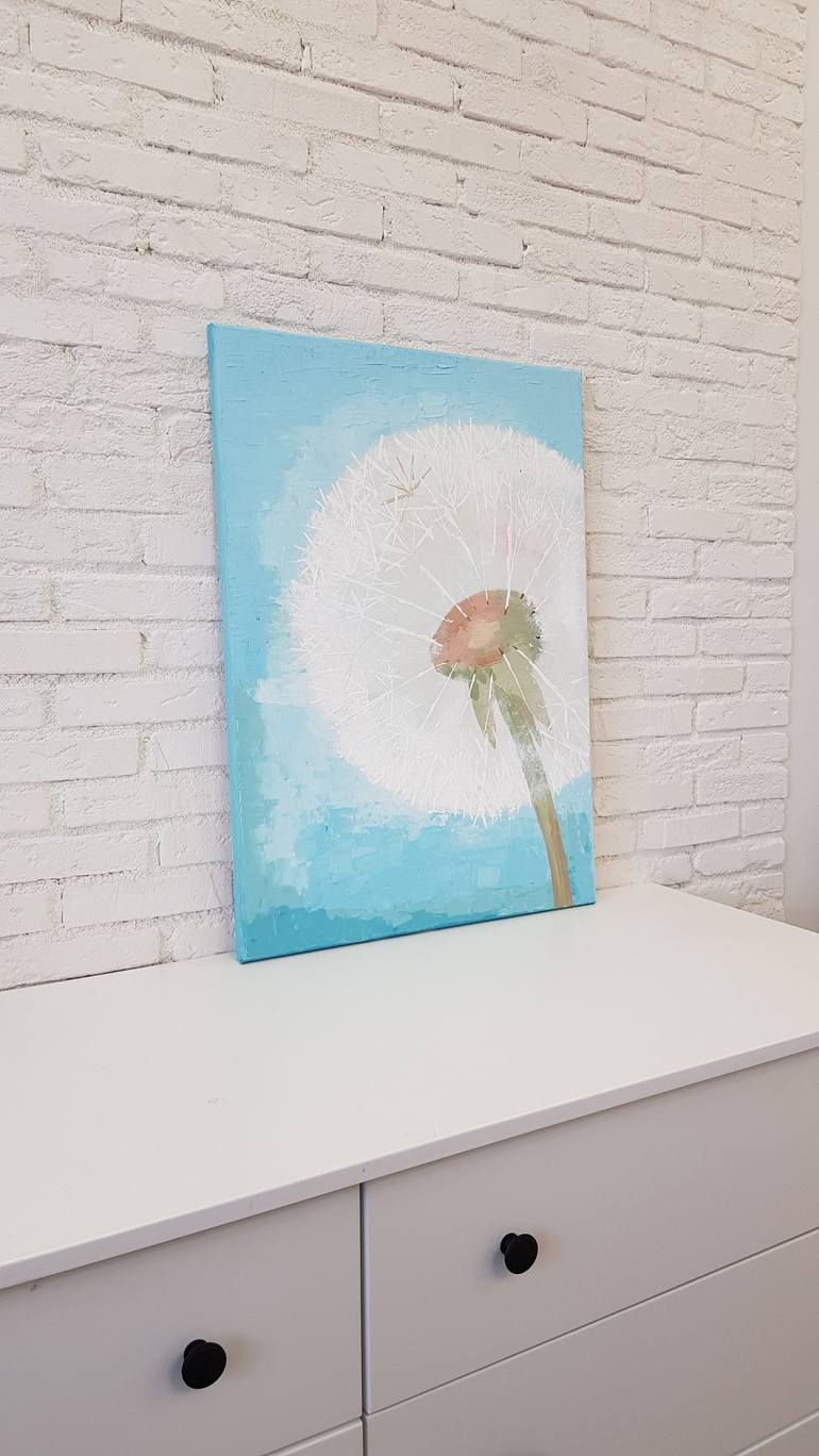 Original Impressionism Floral Painting by Mikhail Komarov